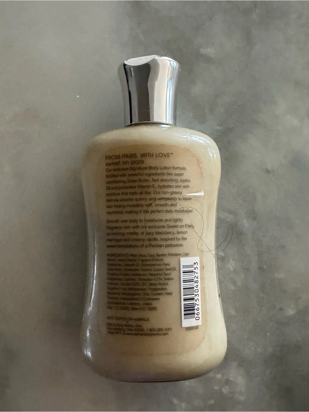 Bath & Body Works SWEET ON PARIS Body Lotion